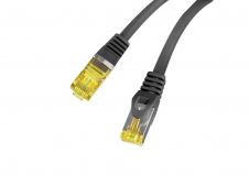 Lanberg PCF6A-10CU-0050-BK cable de red Negro 0,5 m Cat6a S/FTP (S-STP...