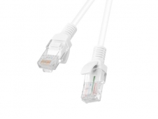 Lanberg PCU5-10CC-0050-W cable de red Blanco 0,5 m Cat5e U/UTP (UTP)