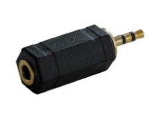 Lindy 3.5mm/2.5mm Stereo Adapter 2.5mm M 3.5mm FM Negro