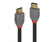 Lindy 36962 cable HDMI 1 m HDMI tipo A (Estándar) Negro, Gris