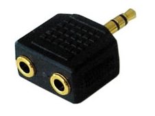 Lindy Audio Adapter 3.5 mm Negro