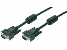 LogiLink 20m VGA M/M cable VGA VGA D-Sub Negro