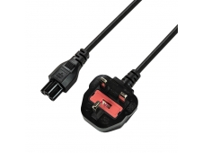 LogiLink CP120 cable de transmisión Negro 1,8 m BS 1363 C5 acoplador