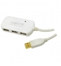 LogiLink UA0108 hub de interfaz 480 Mbit/s Blanco