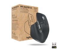 Logitech MX Master 3s for Business ratón mano derecha RF Wireless + Bl...