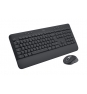 Logitech Signature MK650 Combo For Business teclado Ratón incluido Bluetooth QWERTY Danés, Finlandés, Noruego, Sueco Grafito