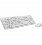 Logitech silent touch teclado y raton inalambrico 2.4ghz nano receptor USB alcance 10m blanco 920-009822
