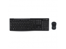 Logitech Wireless Combo MK270 teclado USB AZERTY Belga Negro