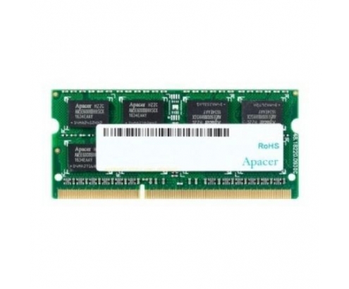 MEMORIA APACER 4GB DDR3 SODIMM 1600MHZ 204PIN DS.04G2K.HAM 