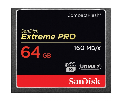 MEMORIA COMPACT FLASH SANDISK Extreme Pro 64 GB SDCFXPS-064G-X46 