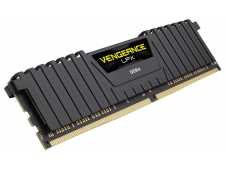 MEMORIA CORSAIR DDR4 3000MHZ 32GB 2X16GB VENGEANCE LPX BLACK SERIE CMK...