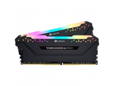 MEMORIA CORSAIR DIMM DDR4 16GB (KIT 2X8GB) 3200MHZ CL16 VENGEANCE RGB PRO BLACK