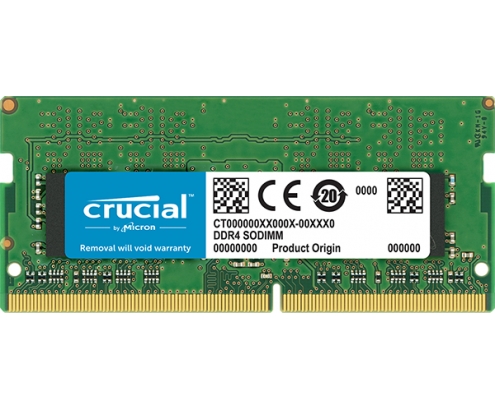 MEMORIA CRUCIAL SODIMM 4 GB DDR4 2666 MHZ CT4G4SFS8266