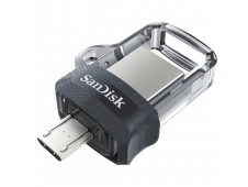 MEMORIA MICRO USB + USB 3.0 SANDISK ULTRA DUAL DRIVE M3.0 32GB GREY & ...