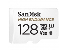 Memoria microsdxc sandisk high endurance flash 128gb UHS-I class 3 v30...