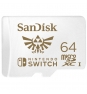 Memoria microsdxc sandisk nintendo switch 64gb rojo blanco SDSQXAT-064G-GNCZN