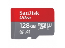 Memoria microsdxc sandisk ultra flash 128gb UHS-I Clase 10 SDSQUNR-128...