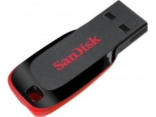 MEMORIA USB 2.0 SANDISK CRUZER BLADE NEGRO 128GB SDCZ50-128G-B35 