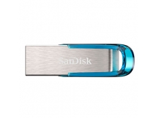 MEMORIA USB 3.0 ULTRA FLAIR SANDISK 32GB NEW TROPICAL BLUE SDCZ73-032G...