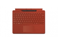 Microsoft Signature with Slim Pen 2 Rojo Microsoft Cover port QWERTY E...