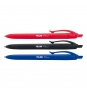 Milan BWM10254 Negro, Azul, Rojo BolÍ­grafo de punta retráctil con pulsador 4 pieza(s)