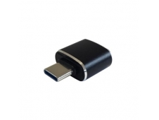 MINI ADAPTADOR AISENS USB 3.1 CONECTORES USB TIPO-C MACHO A USB -A HEM...
