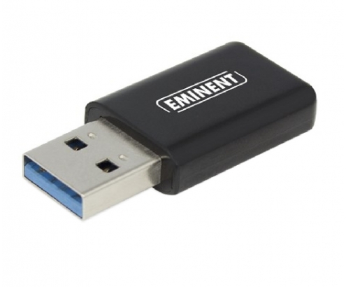 MINI ADAPTADOR EMINENT USB WIFI AC1200 300MBPS NEGRO EM4536