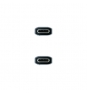 Nanocable Cable USB 3.1 Gen2 10Gbps 5A, 4K/60Hz, USB-C/M-USB-C/M, Gris/Negro, 1.5 m