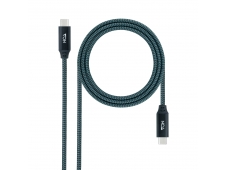Nanocable Cable USB 3.2 Gen2x2 20Gbps 5A/100W 4K/60Hz USB-C/M-USB-C/M,...