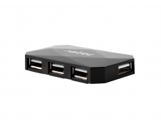 NATEC NHU-0647 hub de interfaz USB 2.0 480 Mbit/s Negro
