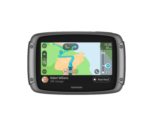NAVEGADOR GPS TOMTOM RIDER 500 WIFI BLUETOOTH USB TODA EUROPA NEGRO 1G...