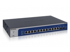 Netgear Gestionado L2 10G Ethernet 10G (100/1000/10000) 1U Azul, Gris