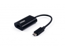 Nilox Adaptador de red USB-C/RJ45 GIGABIT 1000 Mbit/s Negro