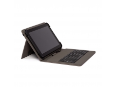 Nilox Funda tablet teclado USB 10.5P universal poliester Marron 