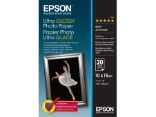 Papel Epson Ultra Glossy Photo Paper - 10x15cm - 20 Hojas C13S041926