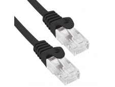 Phasak Cable de Red Cat.6 UTP Solido CCA Cat.6 UTP Negro 20M