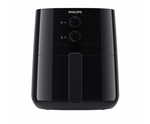 Philips Essential Airfryer negra de 0,8 kg y 4,1 l con tecnologÍ­a Rap...