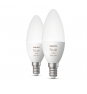 Philips Hue White and Color ambiance Paquete doble E14