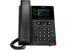 POLY Teléfono IP VVX 250 de 4 lÍ­neas y habilitado para alimentación a...