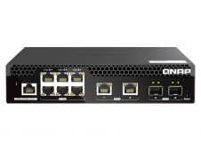 QNAP QSW-M2106R-2S2T switch Gestionado L2 10G Ethernet (100/1000/10000...