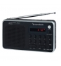 RADIO PORTÁTIL SUNSTECH AM FM 70 PRESINTONIAS ALTAVOZ 1.4W RMS SD USB AUX-IN NEGRO RPDS32SL