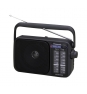 Radio portatil panasonic am fm ac altavoz 770mw negro RF-2400DEG-K