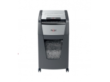 Rexel Optimum Auto+ 300X triturador de papel Microcorte Negro, Gris