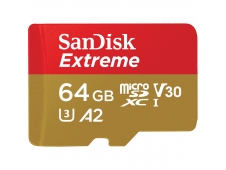 SanDisk Extreme 64 GB MicroSDXC UHS-I Clase 10