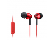 Sony MDR-EX110AP Auriculares dentro de oido 3.5mm rojo 