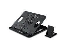 Soporte iggual para portatiles hasta 17p + soporte movil negro IGG3165...