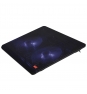 Soporte refrigerante ngs cooler para portatiles 15.6p 2 ventiladores 12.5cm luz led usb malla metalica negro JETSTAND