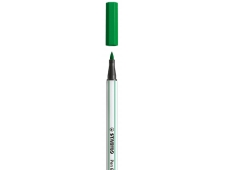 STABILO Pen 68 brush rotulador Verde 1 pieza(s)