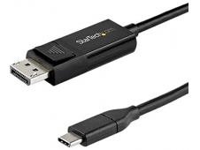 StarTech.com 2m - Cable USB-C a DisplayPort 1.4 - Bidireccional negro 