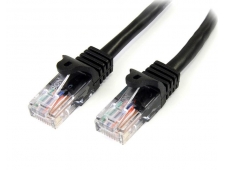 StarTech.com 45PAT5MBK cable de red 5 m Cat5e U/UTP (UTP) Negro